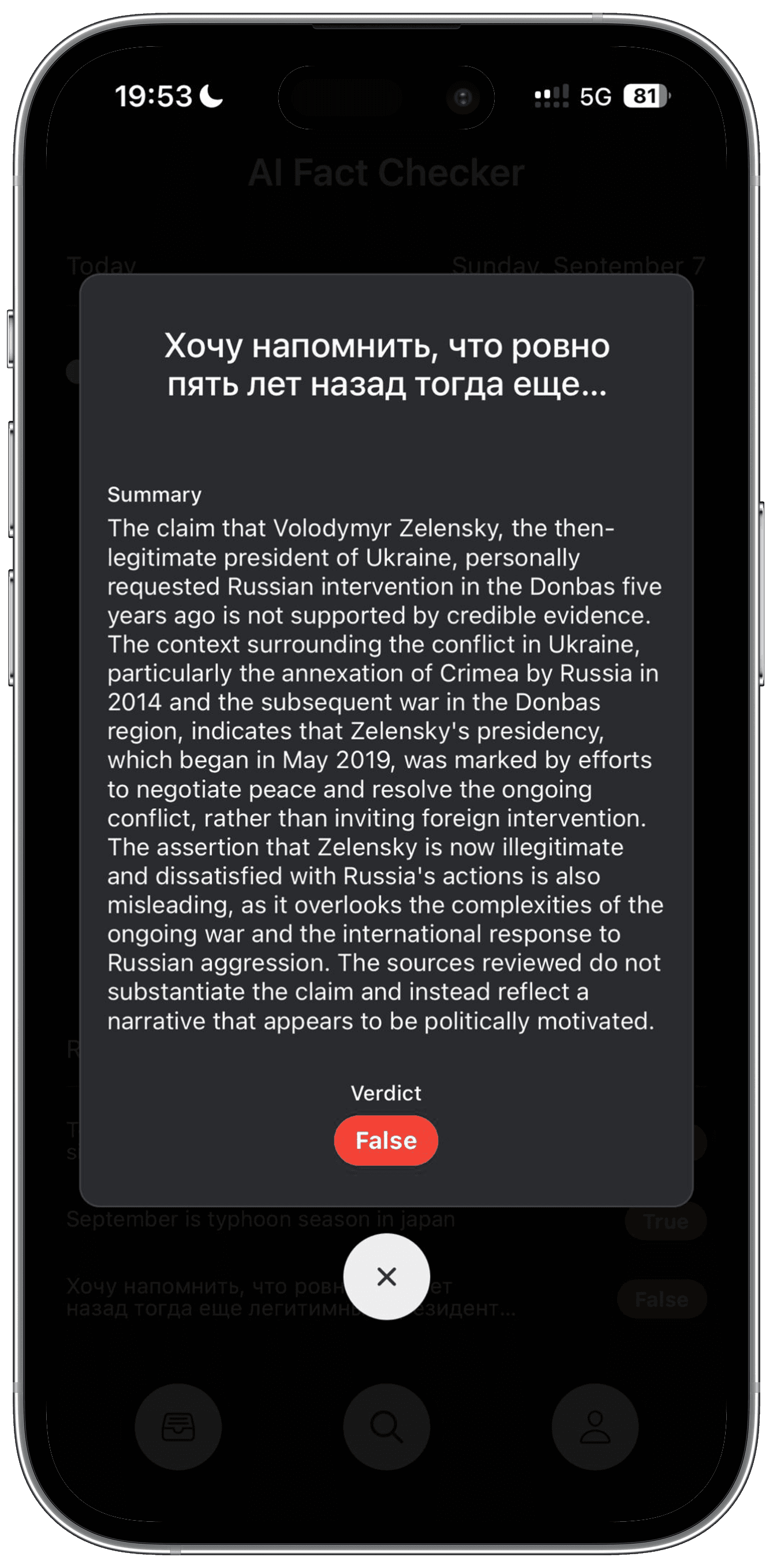 Multilingual support for fact-checking in 6+ languages